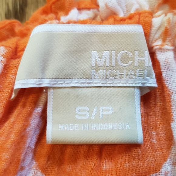 EUC Michael Kors Orange Blouse - Picture 3 of 3